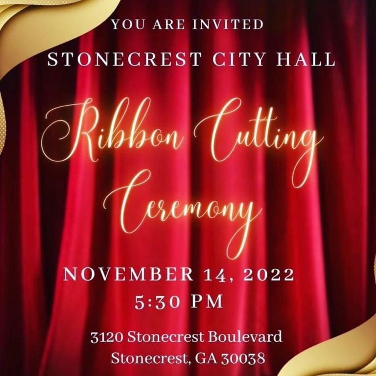 Stonecrest will hold a ribbon cutting ceremony on Monday, Nov. 14 at 5:30 p.m. 
